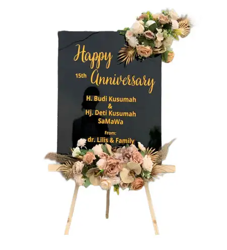 Papan Bunga Akrilik Tauno