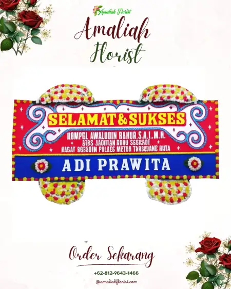 Papan Bunga Ucapan Selamat Tauno